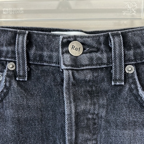 REFORMATION JEANS Dixie High Rise Jean Short Pacific Black Sz 26 - Picture 4 of 9